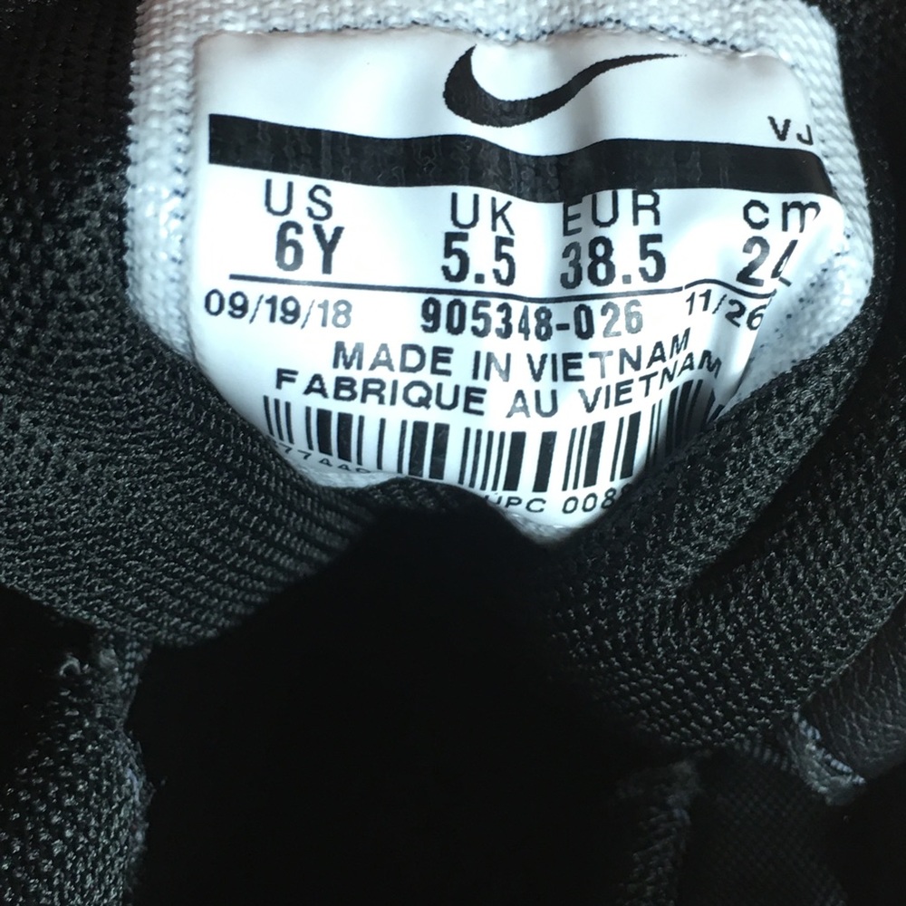 Nike Air Max ‘95 GS Black/White-Anthracite - Picture 6 of 7